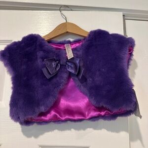 Faux Fur Purple stole